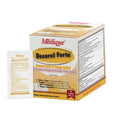 Box of Decorel Forte severe cold and cough CPR equipment by quakekits.com, 80-dose pack, with medical packaging and labeling.