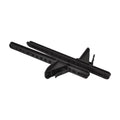 Pair of Wake World Parts Attwood kayak 15" foot braces for kayak foot support and stability, shown in the image.