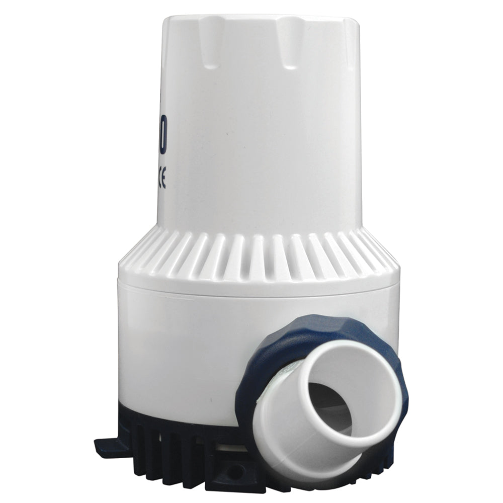 Wake World Parts Attwood Heavy-Duty Bilge Pump 1700 Series, 12V, 1700 GPH, marine bilge pump in a boat setting.