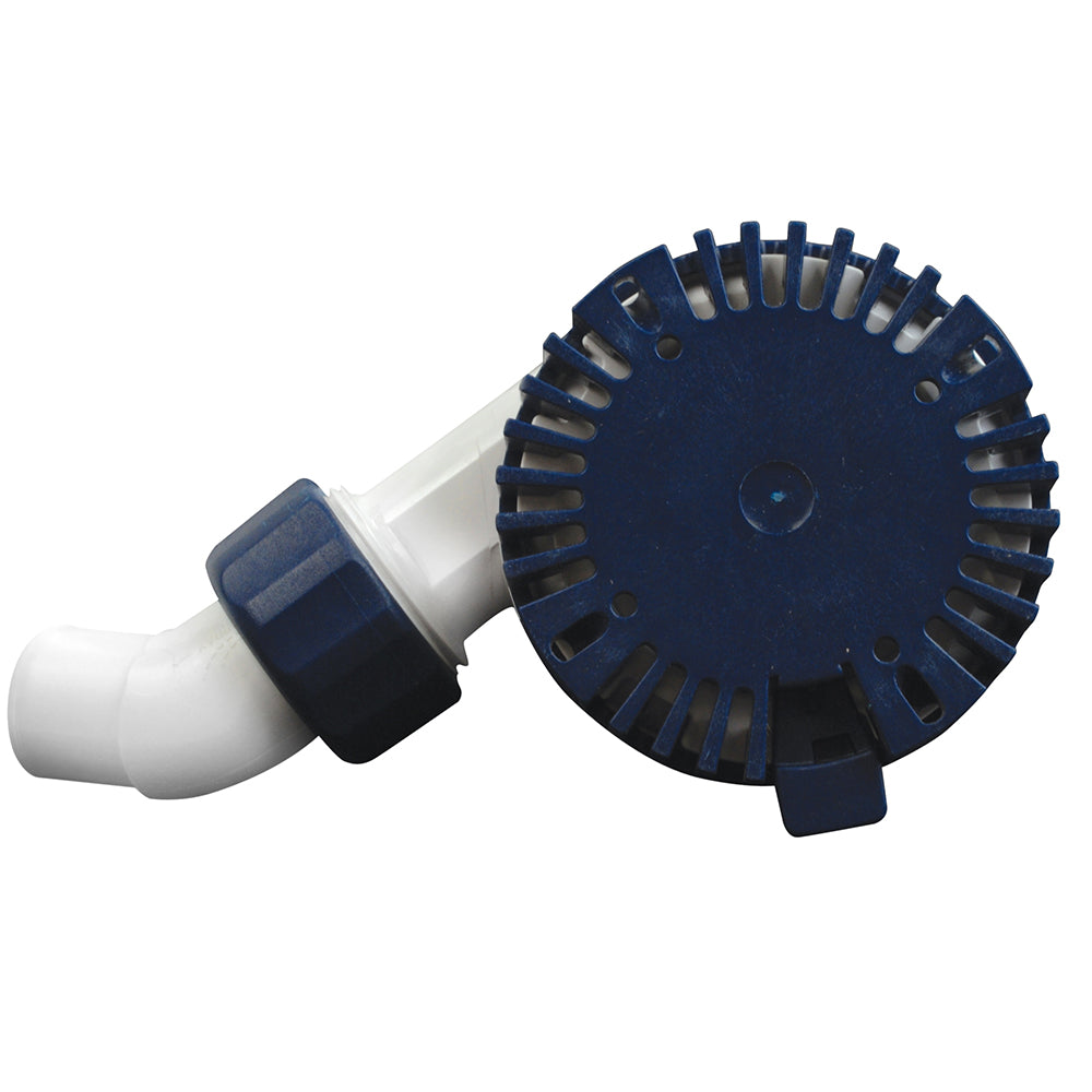 Wake World Parts Attwood 1700 Series 12V Heavy-Duty Bilge Pump, 1700 GPH, shown in marine boat image.