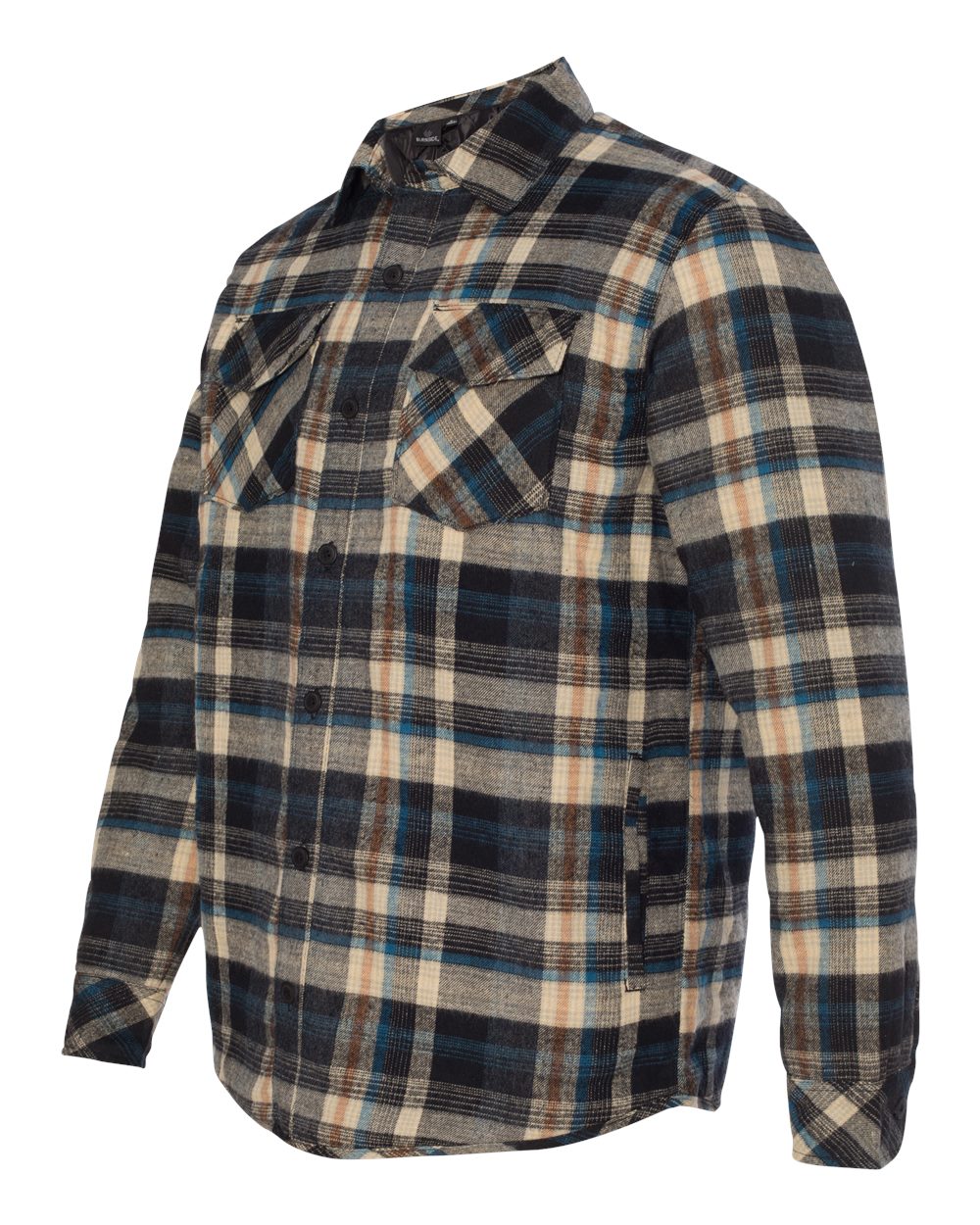 Quilted Flannel Shirt Jacket