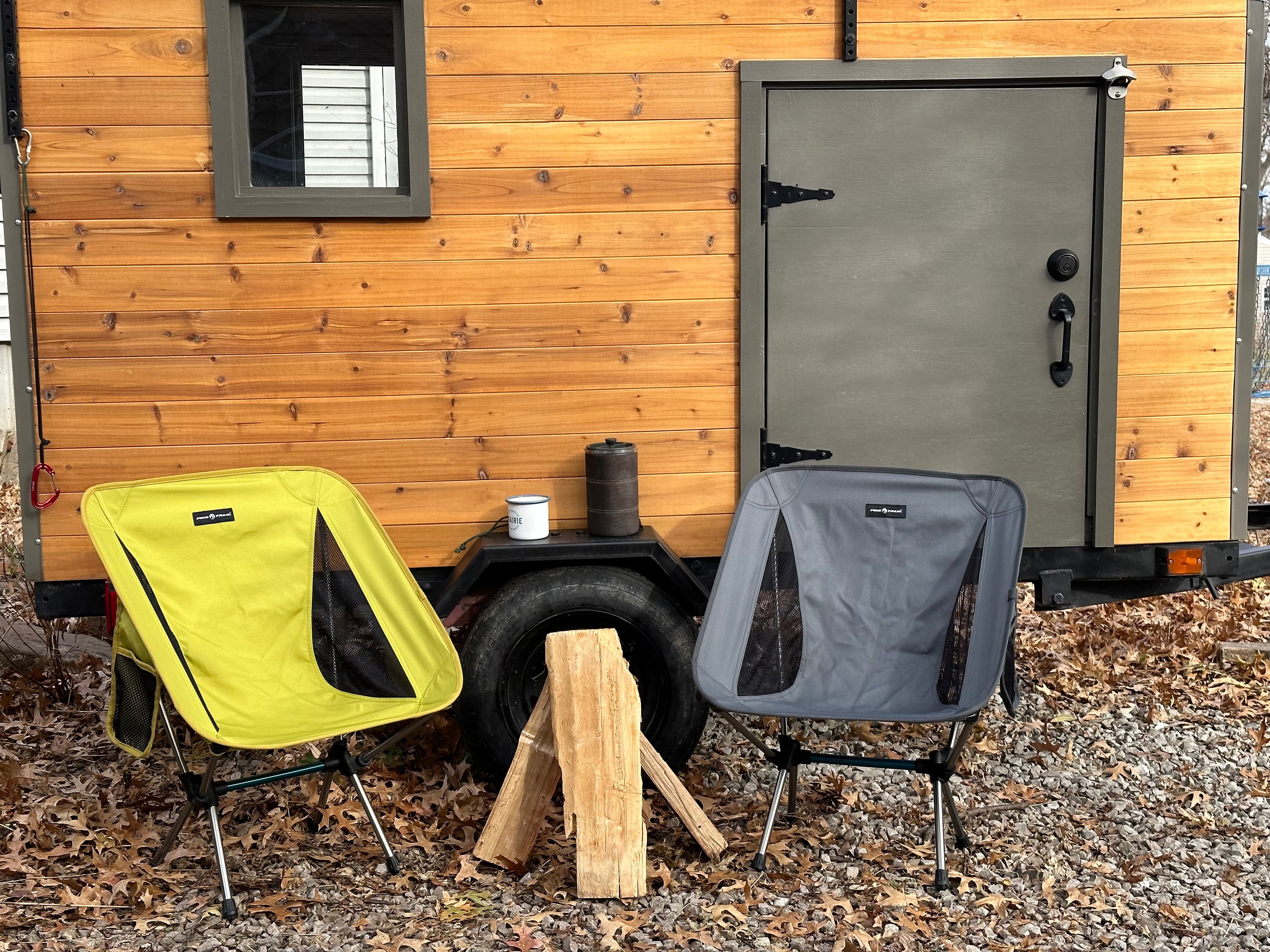 Pike Trail ultralight compact outdoor camping and beach chair with foldable design and durable fabric for tailgate and festival use