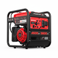 PowerSmart 4500W open frame inverter generator with CO alert, suitable for home and garden use, shown in the image.