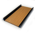 48-inch DIY slide tray kit by RB Components, showing a sturdy metal tray with sliding rails for easy access and installation.