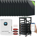 ECO-WORTHY Complete Off-Grid Solar Power System - 10000W 120/240V Output | 20.48kWh/61.44kWh Lithium Battery | 4920 Watts/14760Watts PV Input - OVERLANDERS Outfitter