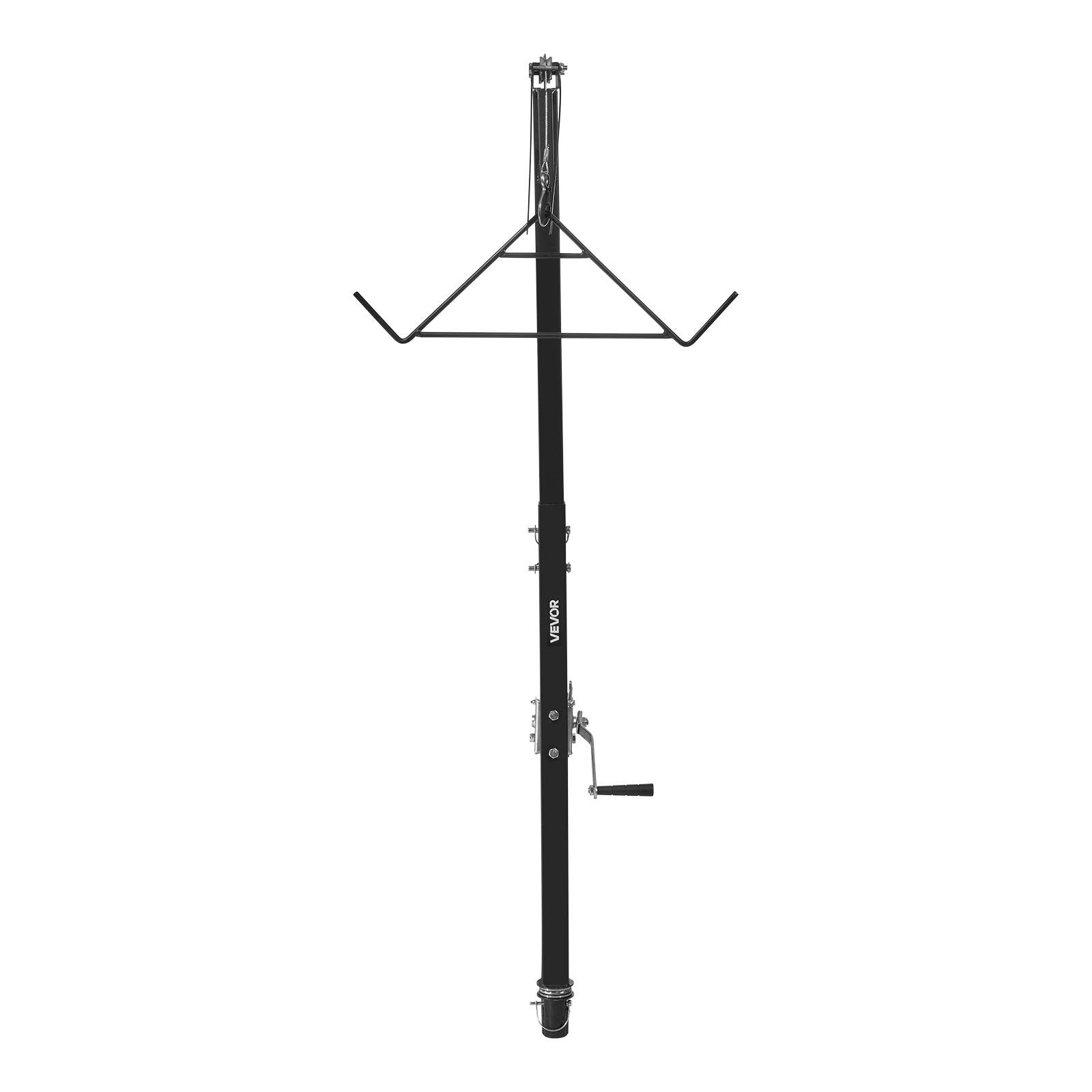 Truck Hitch Game Hoist, 300 Lbs Load Capacity, Hunting Deer Hoist With 2-inch Receiver, 360-Degree Swivel Shaft & Adjustable Height, Includes Gambrel Winch For Skinning & Cleaning Game - OVERLANDERS Outfitter