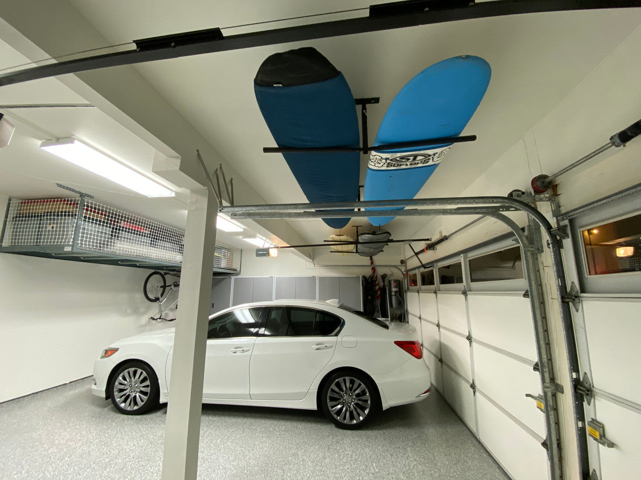 Hi-Port 2 Surfboard Adjustable Ceiling Storage Rack | Double | Holds 150 lbs - OVERLANDERS Outfitter