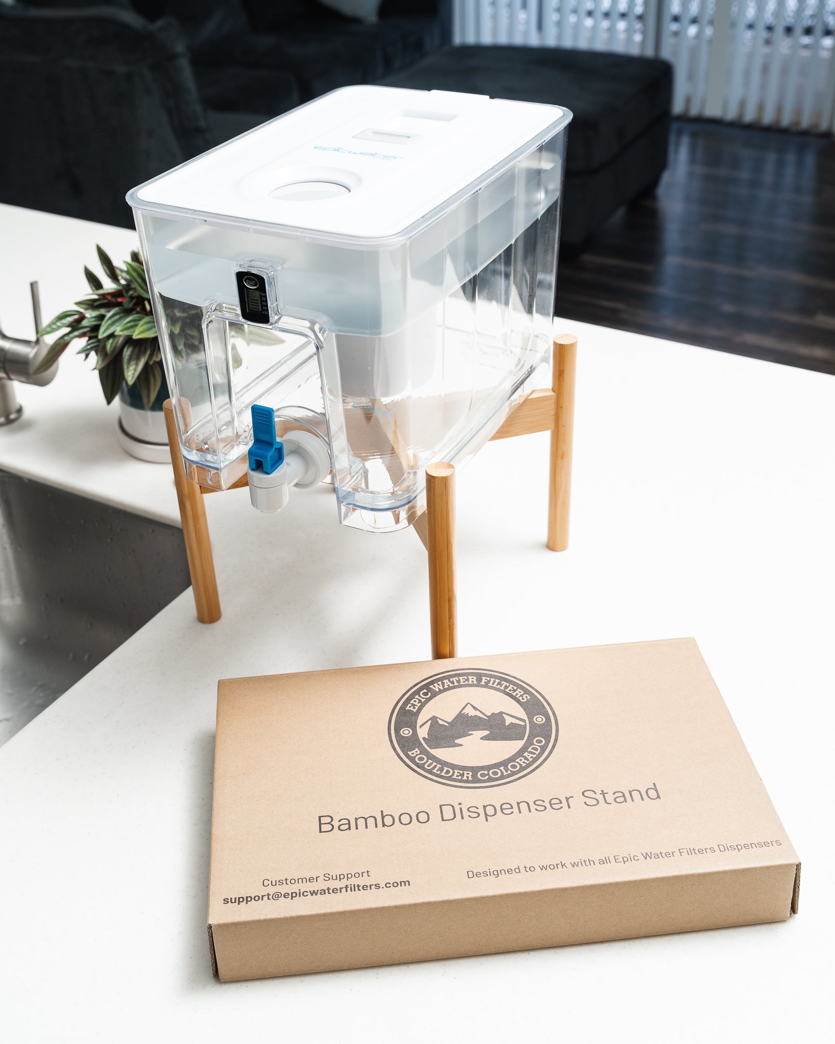 Dispenser Bamboo Stand - OVERLANDERS Outfitter