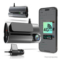 Rexing 4G LTE 2-Channel Dash Cam with GPS – 2.5K Front + 1080p Rear | Real-Time Remote Access & Alerts - We The Collective