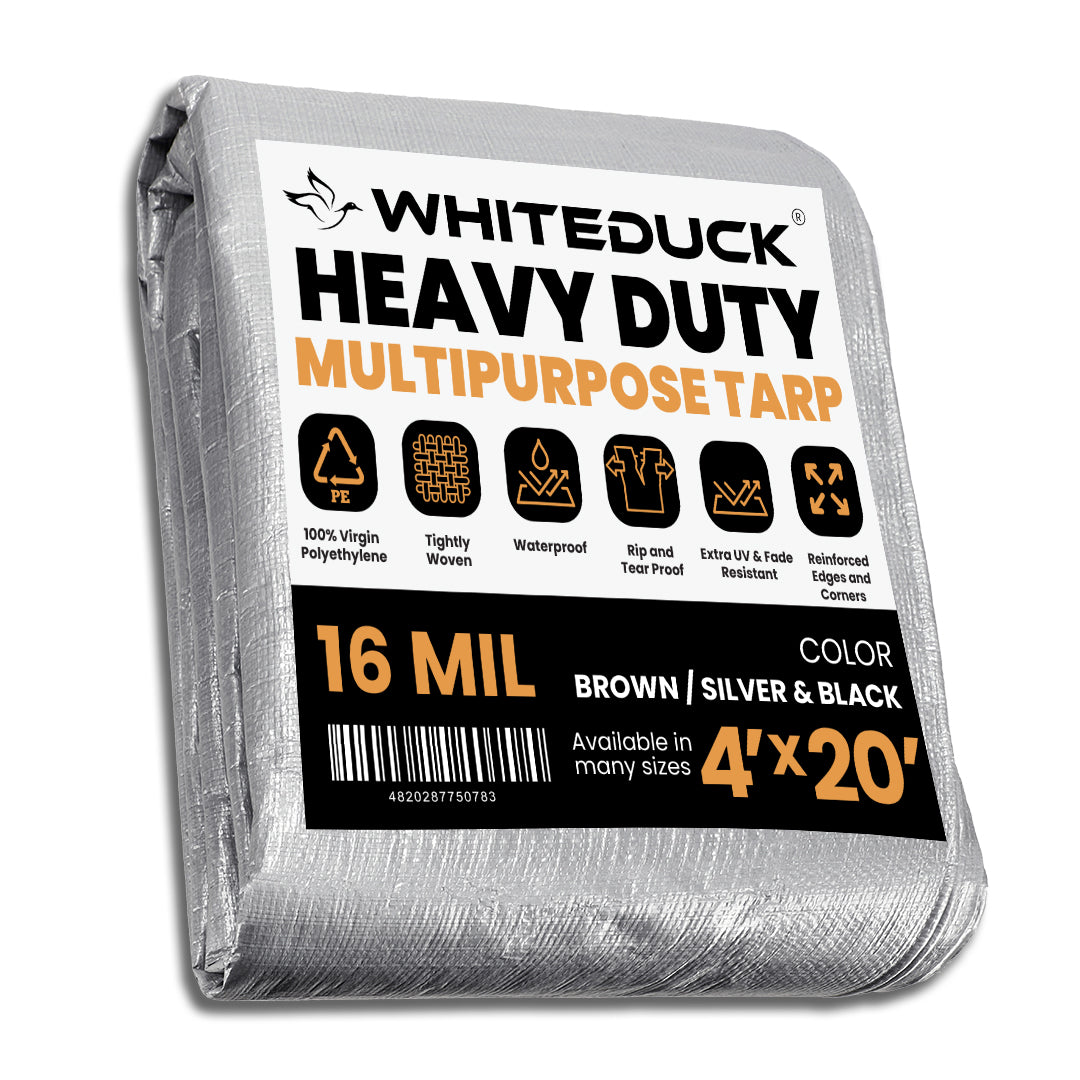 Super Heavy Duty Poly Tarp Cover Thick 16 Mil, 8 oz - OVERLANDERS Outfitter