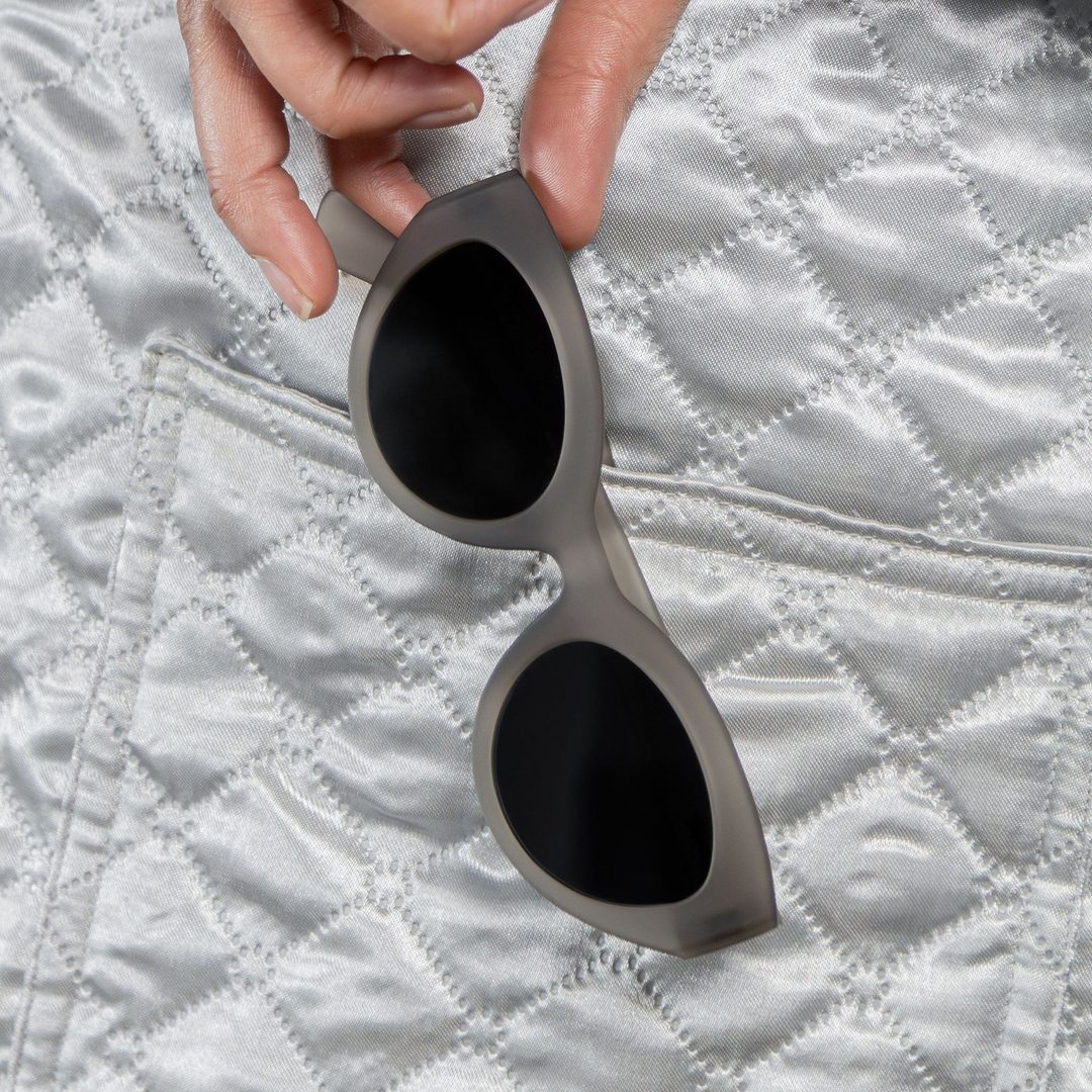 Rare Air Discs Moonbeam Daydream Moon G polarized sunglasses in packaging, stylish accessories for sun protection and fashion.
