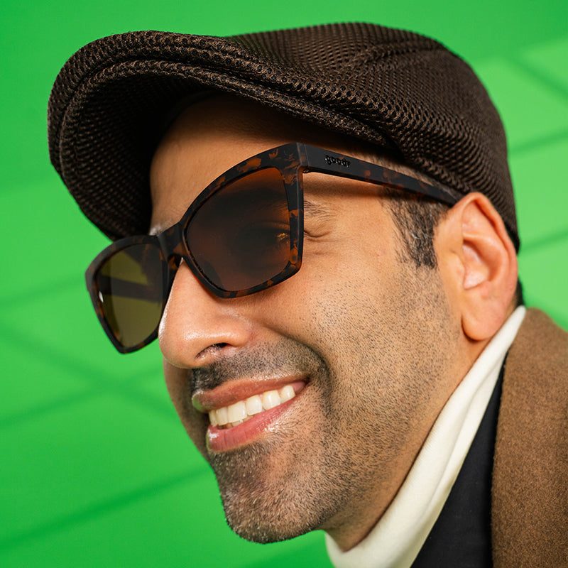 Rare Air Discs Vanguard Visionary Polarized Pop G sunglasses in sleek packaging, showcasing stylish accessories for eye protection.