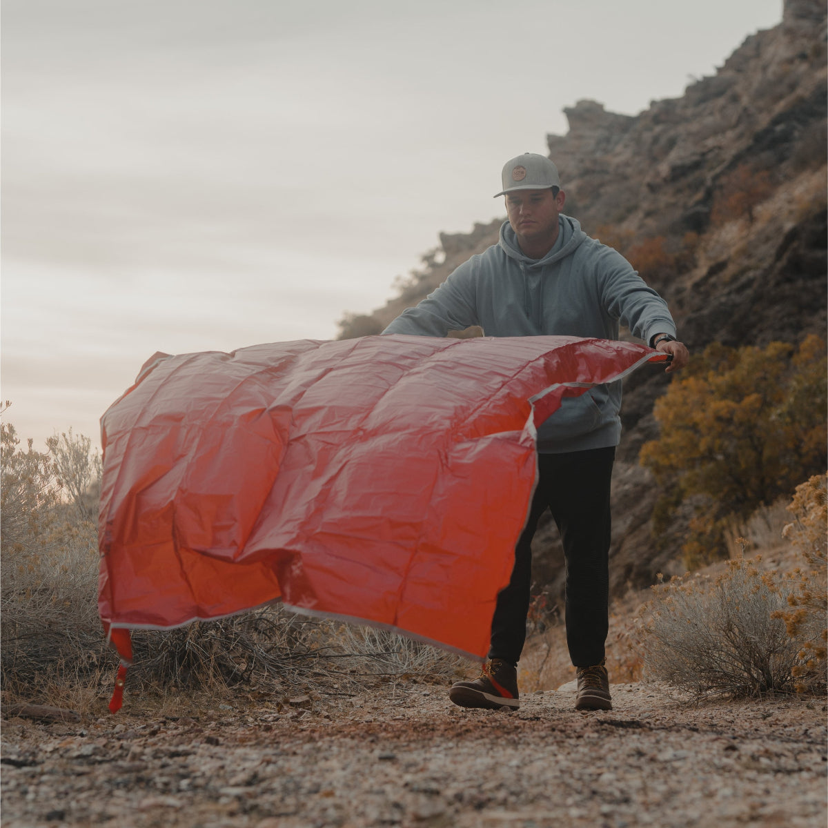 Near Zero Outdoor Gear 2P DynaLite footprint accessory, lightweight and durable outdoor gear protection for tent or shelter floor.
