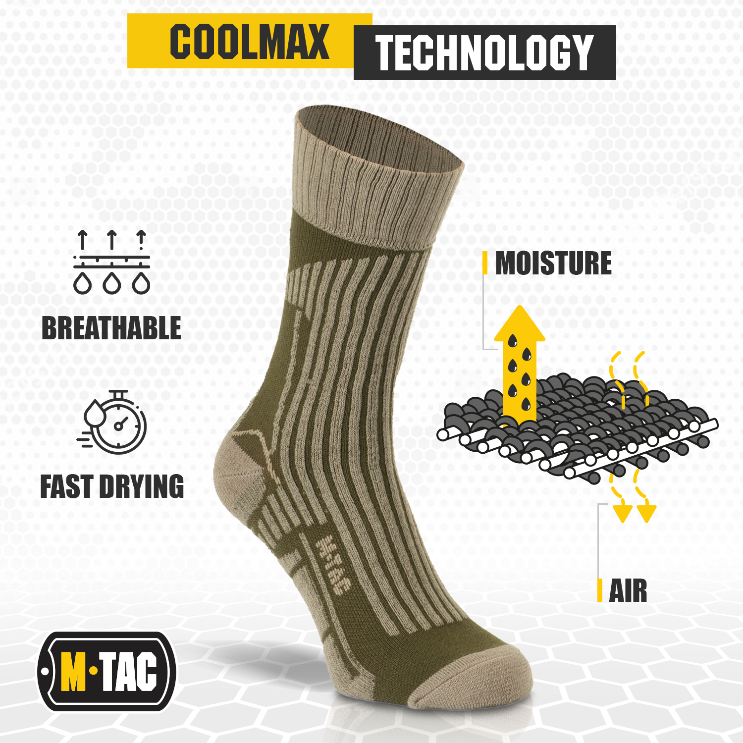 M-Tac Crew Socks (Set of 2) - We The Collective
