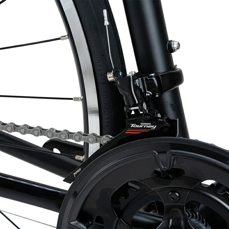 Rockbros-US AERIX aluminum road bike with lightweight frame, drop handlebars, and sleek design for high-performance cycling.