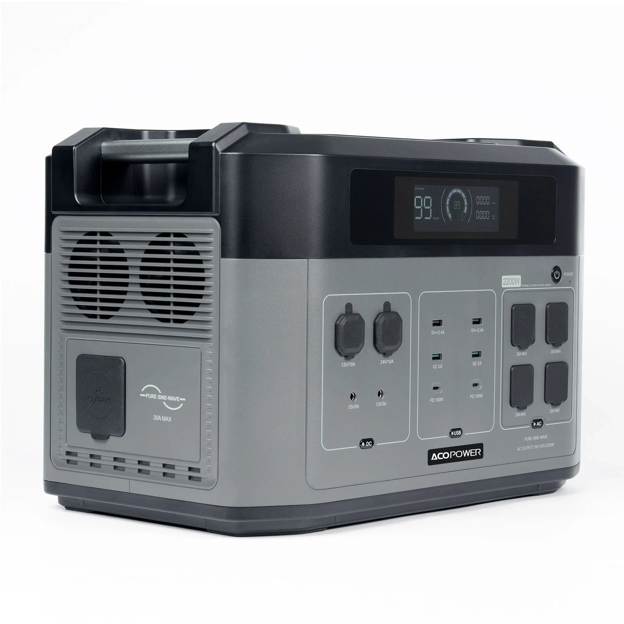 ACOPOWER BP2000 Solar Generator 2200W - OVERLANDERS Outfitter