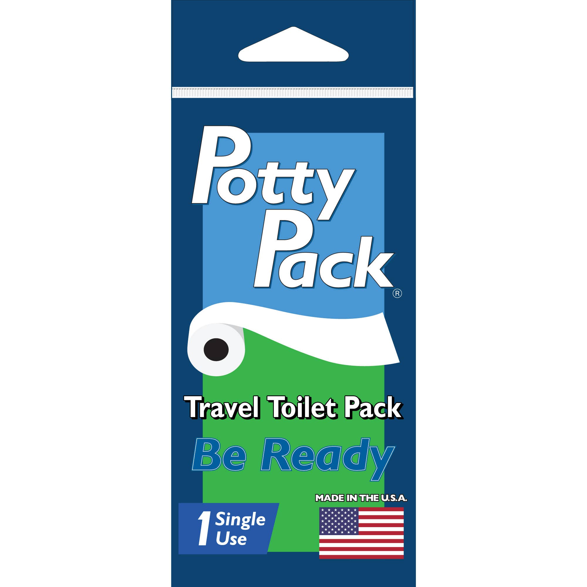Alpenglow Readiness Supply Potty Pack for outdoor use, featuring portable toilet essentials in a compact design.