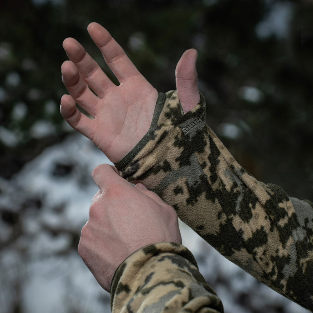 M-Tac Delta Fleece Jacket - Tactical Underwear Top Sweater 1/4 Zip - We The Collective