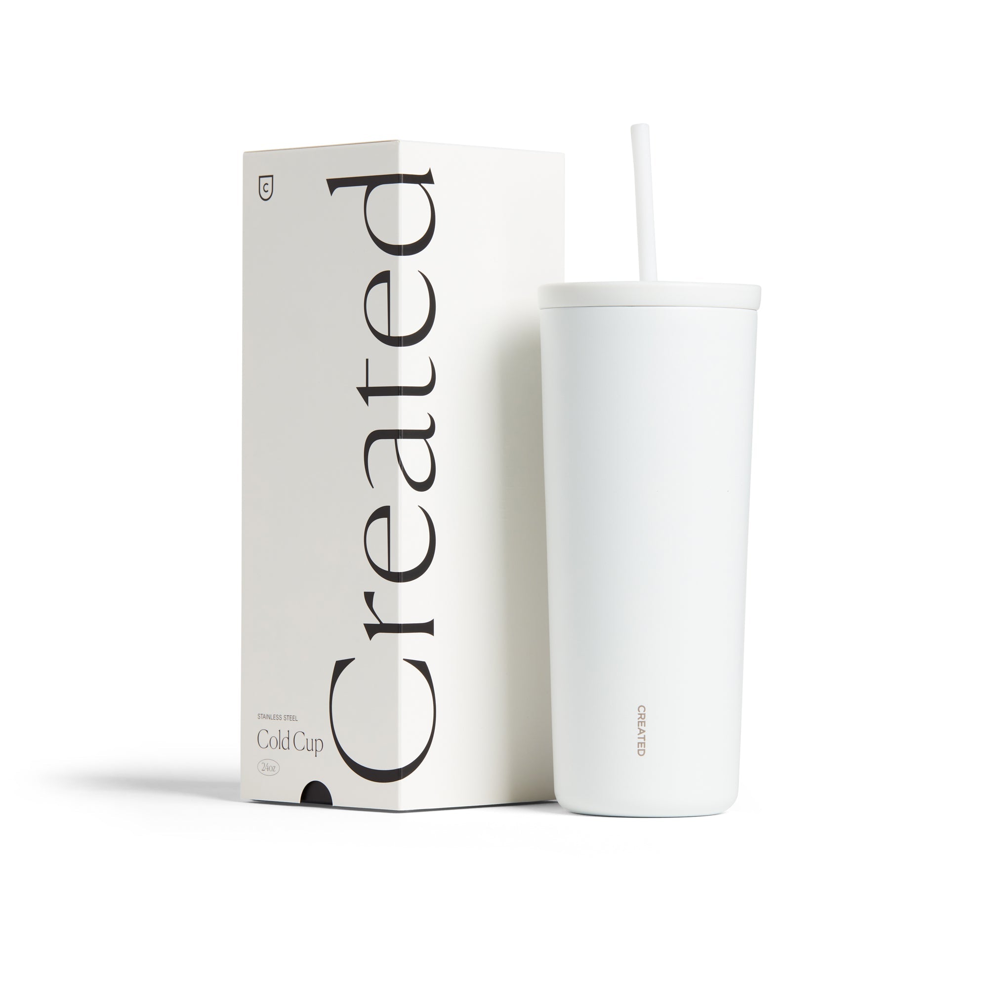 24oz Cold Cup - White - We The Collective