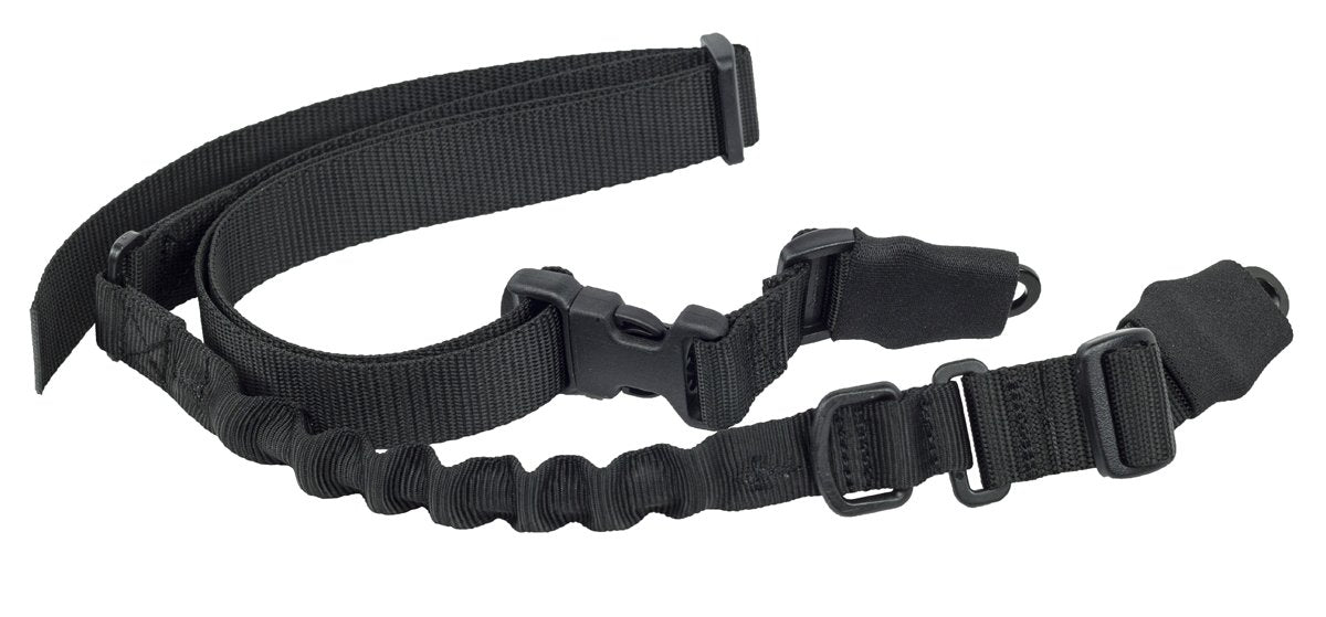 Elite Survival Systems Shift™ 2-to-1 Point Tactical Bungee Sling on a textured surface with adjustable attachments visible.