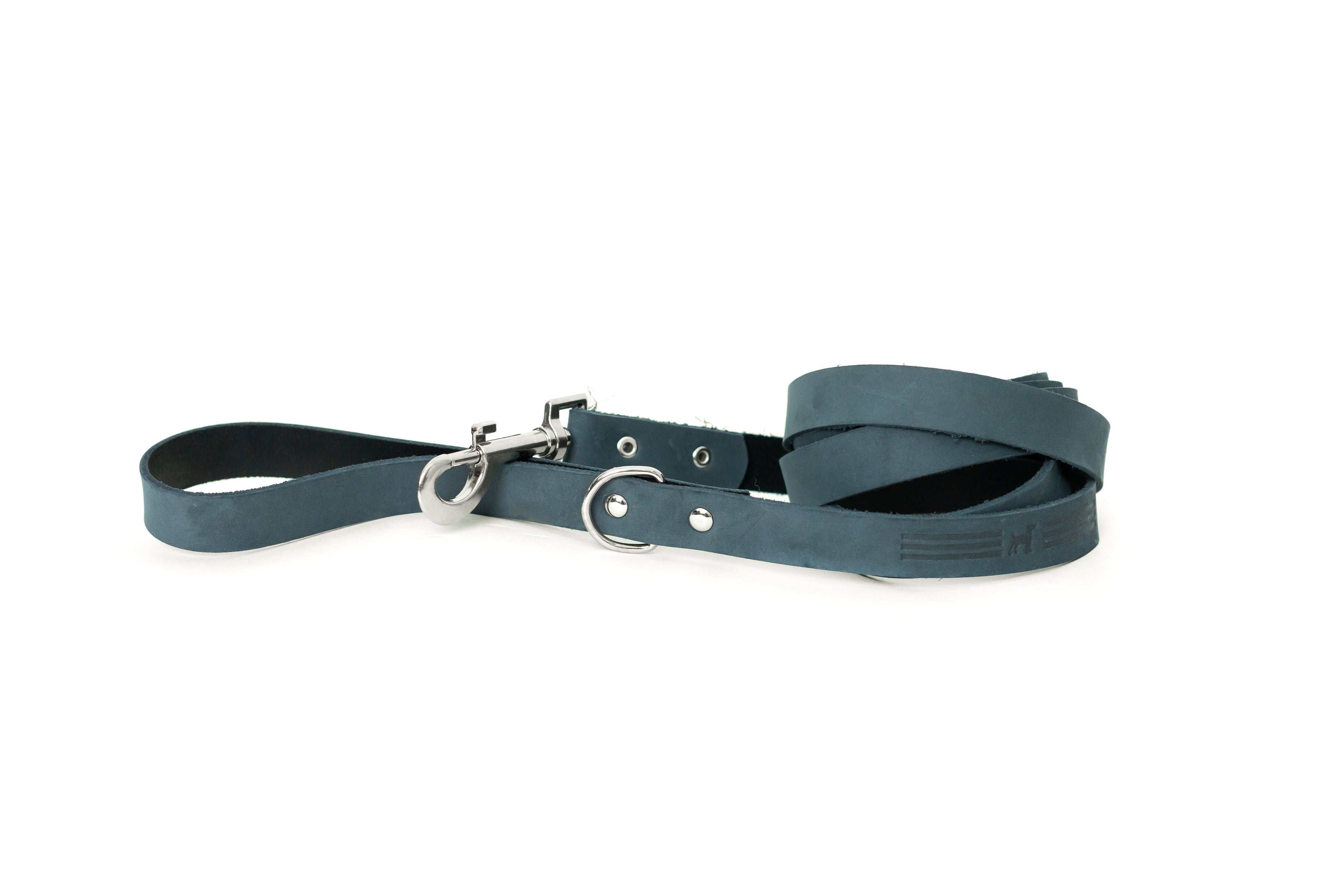Modern Style Blue Jeans Leather Leash - OVERLANDERS Outfitter