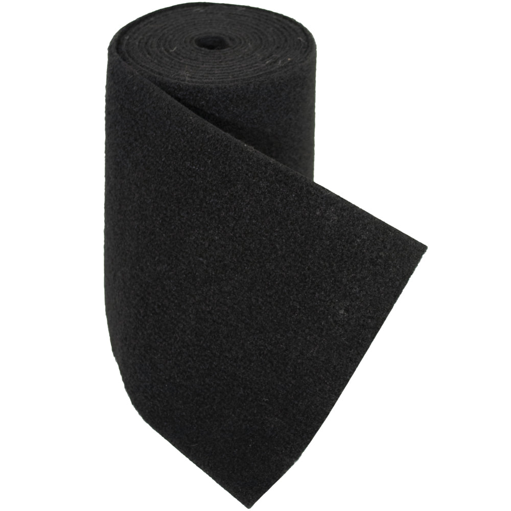 Wake World Parts Attwood trailer bunk padding roller, 8" x 12', for boat trailer bunks, durable foam padding with black cover.