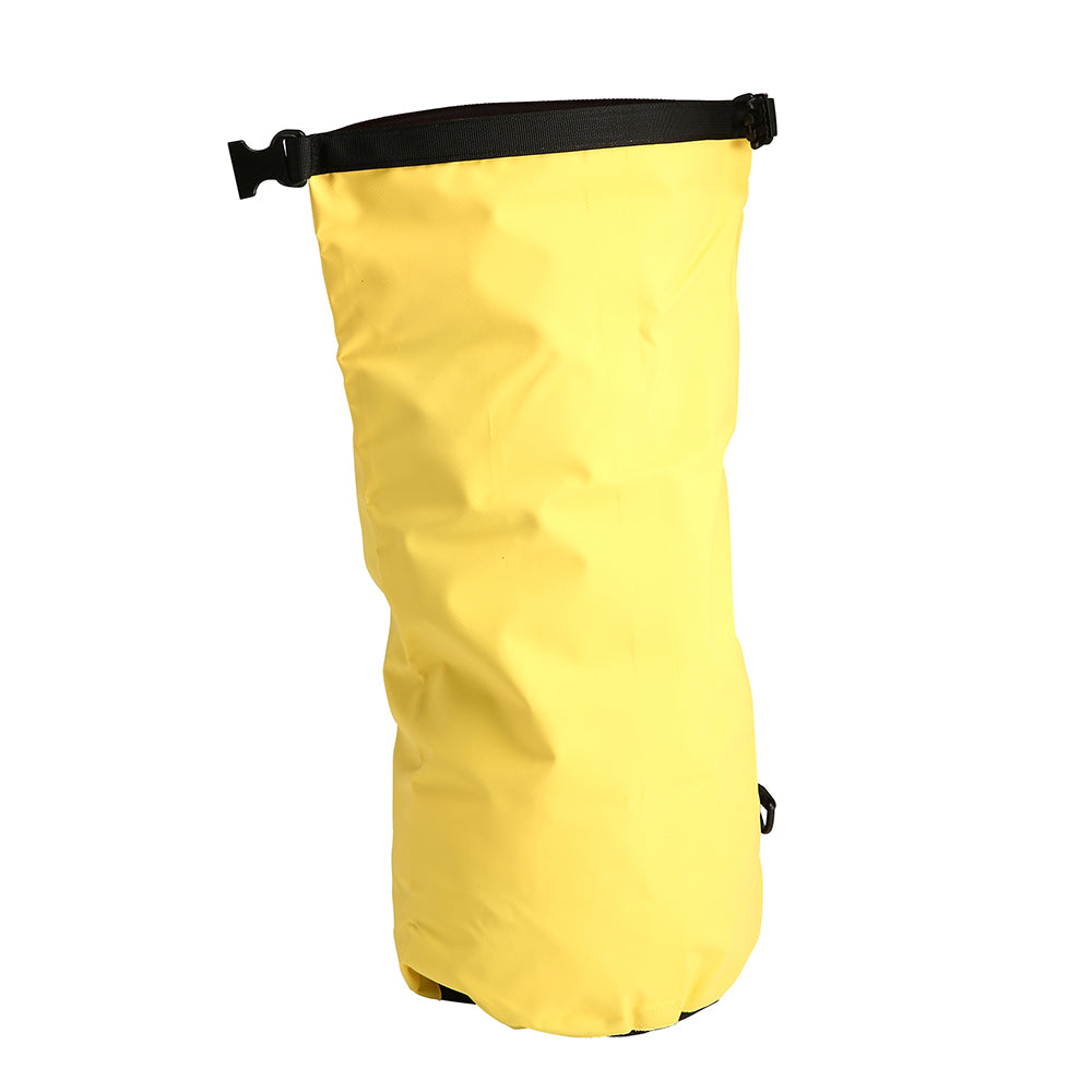 Attwood 20 Liter Dry Bag in blue, showcasing waterproof material and adjustable straps for outdoor adventures.