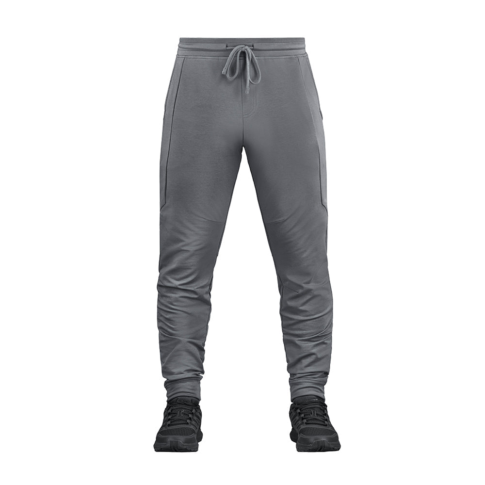 M-Tac Stealth Active sweat pants featuring a relaxed fit, black fabric, and adjustable waistband for tactical and casual wear.