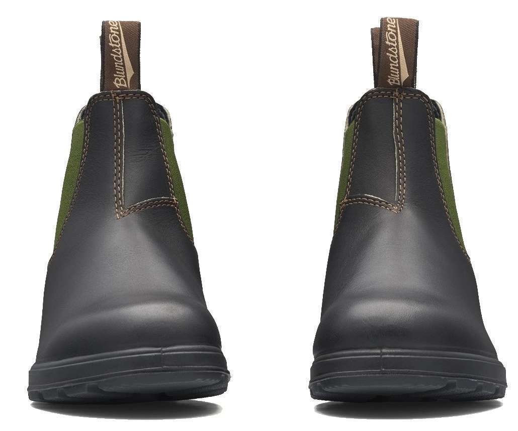 Runnwalk Blundstone 519 men's Chelsea boots, classic leather slip-on shoes with elastic sides and pull tabs.