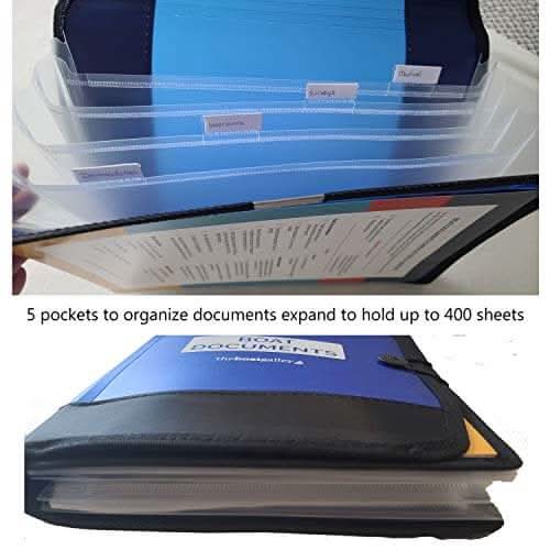 Boat Documents Organizer by The Boat Galley Store, featuring compartments for paperwork and a nautical design.