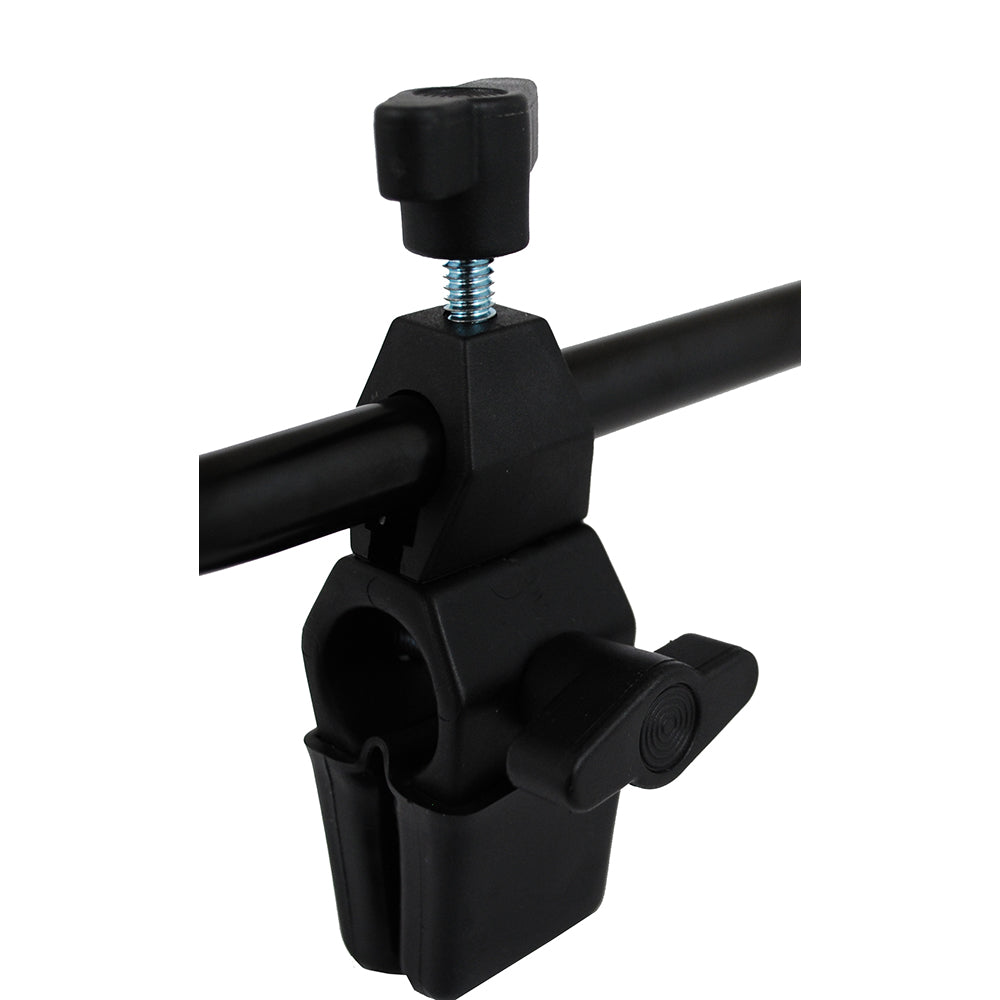 Attwood clamp-on ski mirror with universal mount, featuring a reflective glass surface and sturdy frame for boat or watercraft use