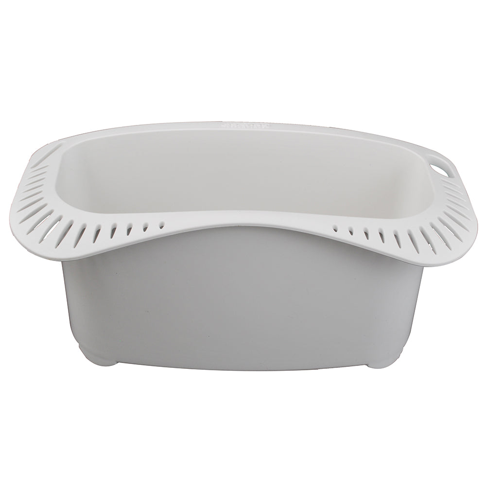 Attwood Cockpit Caddy fishing accessory by Wake World Parts, showing a durable marine storage caddy with compartments and mounting hardware.