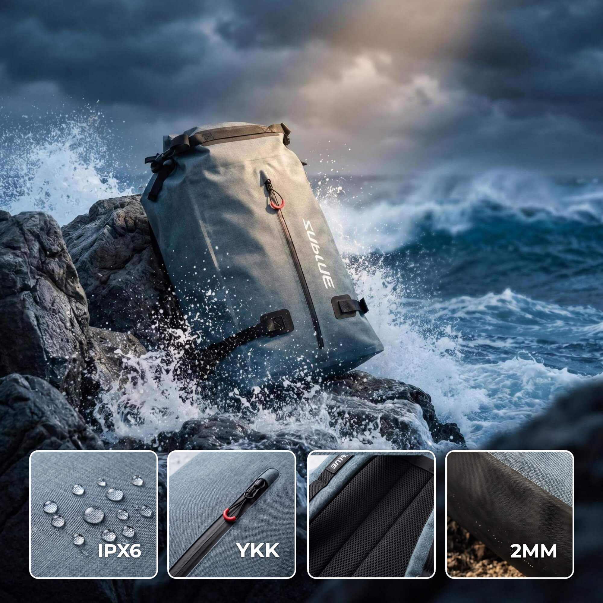Waterproof Backpack 52L - OVERLANDERS Outfitter
