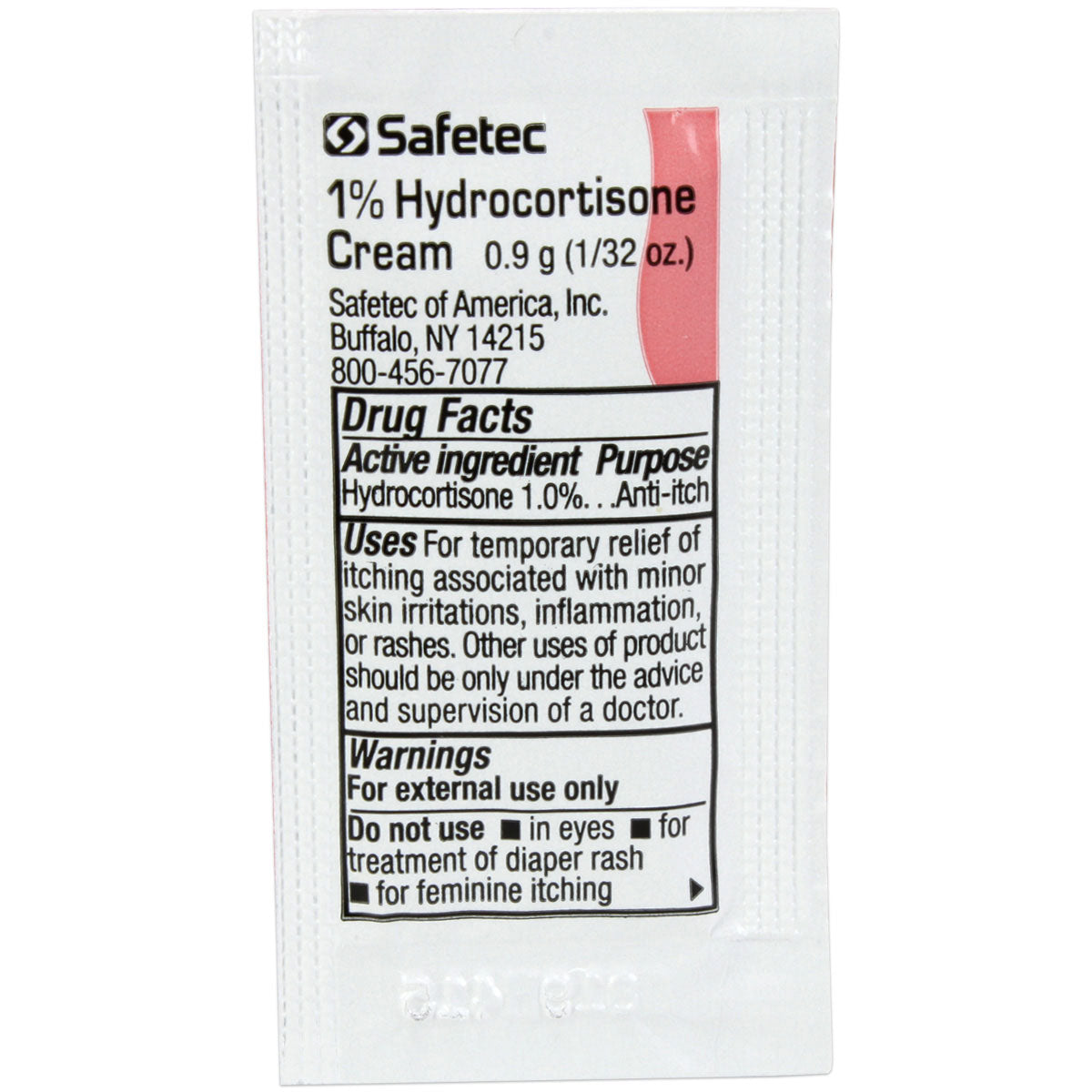 Hydrocortisone 0.9gm. Pouch, 144 per box - OVERLANDERS Outfitter