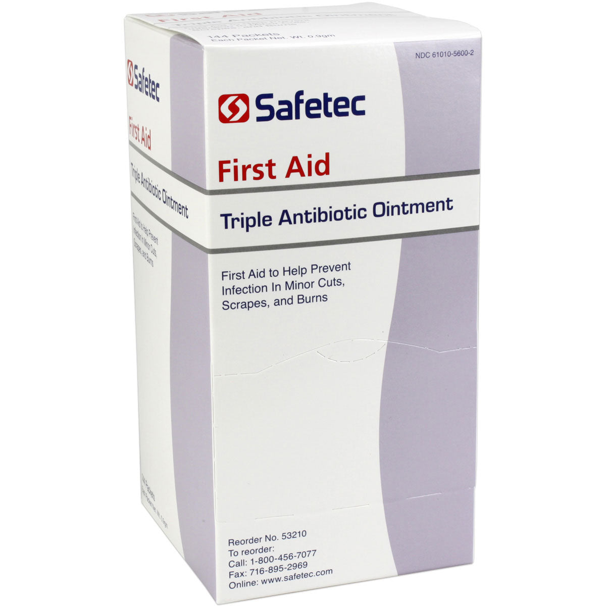 Triple antibiotic ointment pouch, 0.9g, in a box of 144, for topicals and wound care by quakekits.com