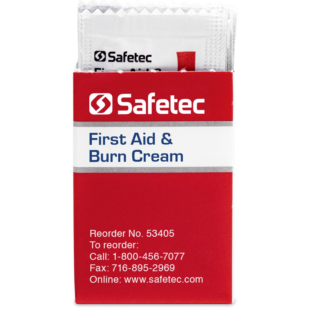 First aid burn cream pouch by quakekits.com, 0.9g, 25-pack, soothing burn treatment for minor injuries in a compact pouch