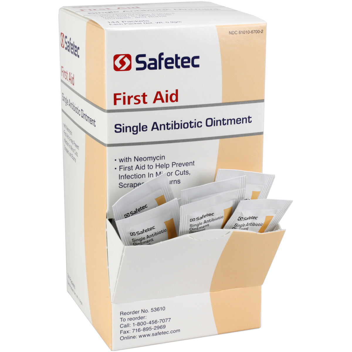 Single Antibiotic (Neomycin) .9gm. Pouch, 144 per box - OVERLANDERS Outfitter