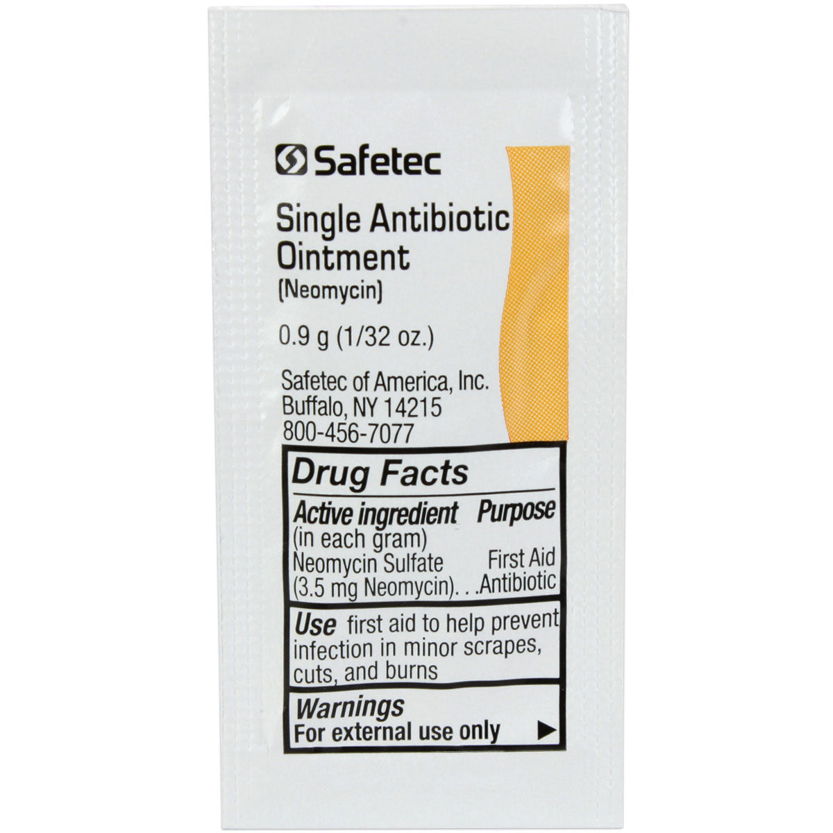 Single Antibiotic (Neomycin) .9gm. Pouch, 144 per box - OVERLANDERS Outfitter