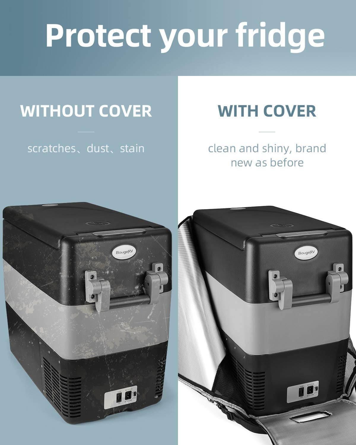 BougeRV 12V 53 Quart (50L) Portable Car Refrigerator Cover - We The Collective