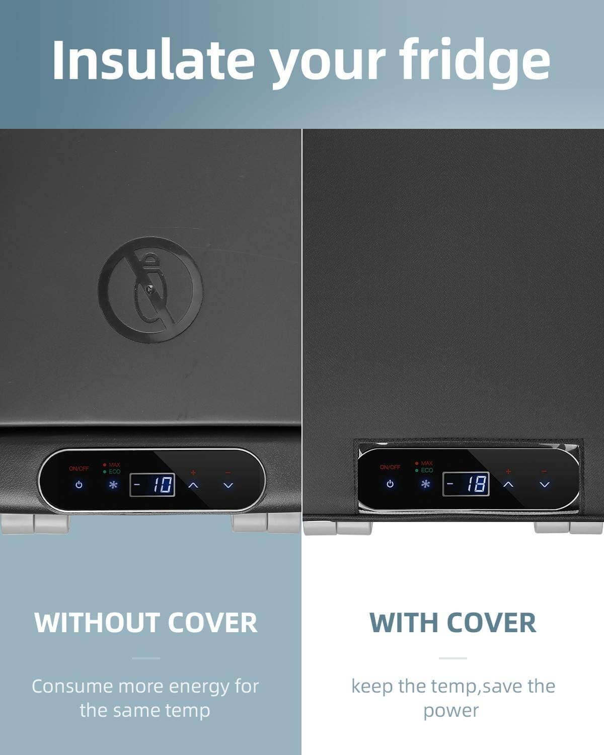 BougeRV 12V 53 Quart (50L) Portable Car Refrigerator Cover - We The Collective
