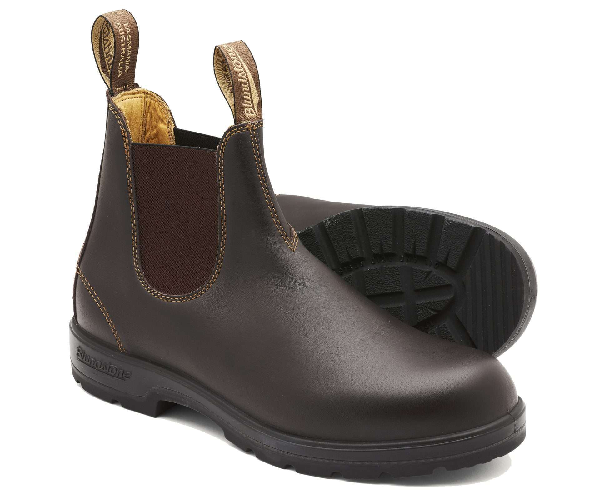 Blundstone 550 MEN'S CLASSICS CHELSEA BOOTS - WALNUT BROWN - OVERLANDERS Outfitter
