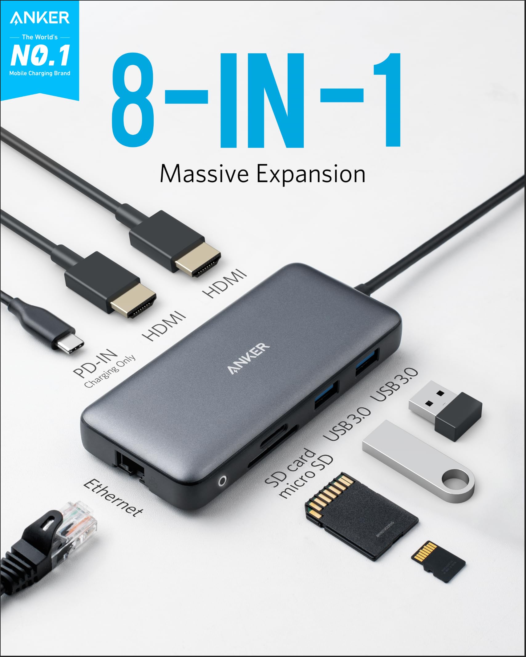Anker <b>553</b> USB-C Hub (8-in-1) - We The Collective