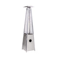 Alora Premium 40K BTU stainless steel patio heater with quartz glass tube, designed for outdoor warmth and ambiance.