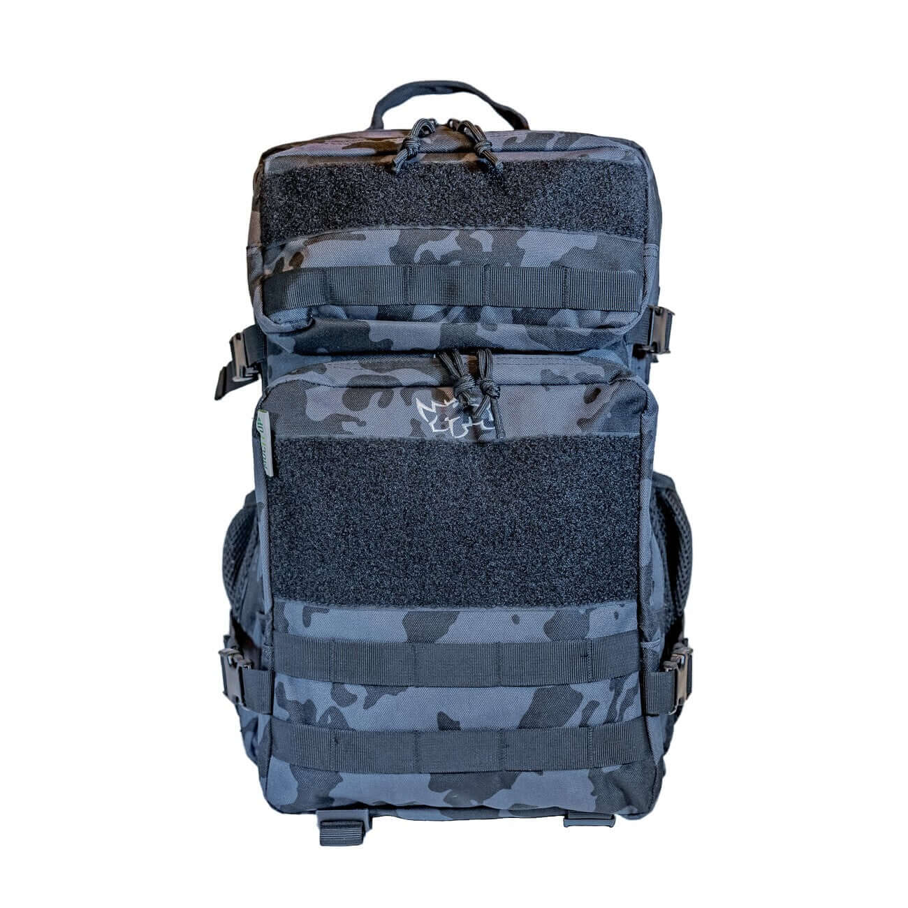 MUCITUP Rhino MUCPAC tactical backpack in grey, black, and MCBK with 500D nylon, MOLLE webbing, and multiple compartments.