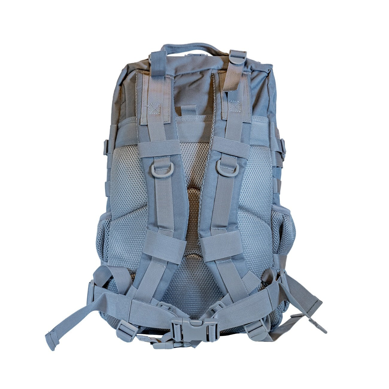 MUCITUP Rhino MUCPAC tactical backpack in grey, black, and MCBK with 500D nylon, MOLLE webbing, and multiple compartments.