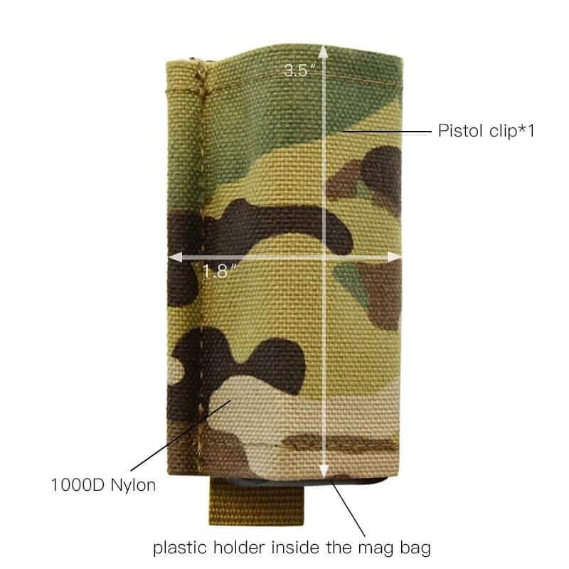 MUCITUP MUCTAC Tactical Single Mag Pouch – MOLLE, Multicam, 1000D Nylon - OVERLANDERS Outfitter