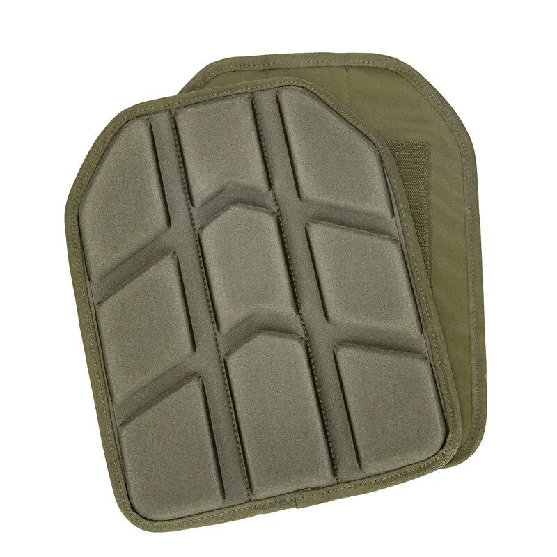 Pair of MUCITUP EVA vent pads for tactical plate carriers, showing breathable, cushioned padding for comfort and support.