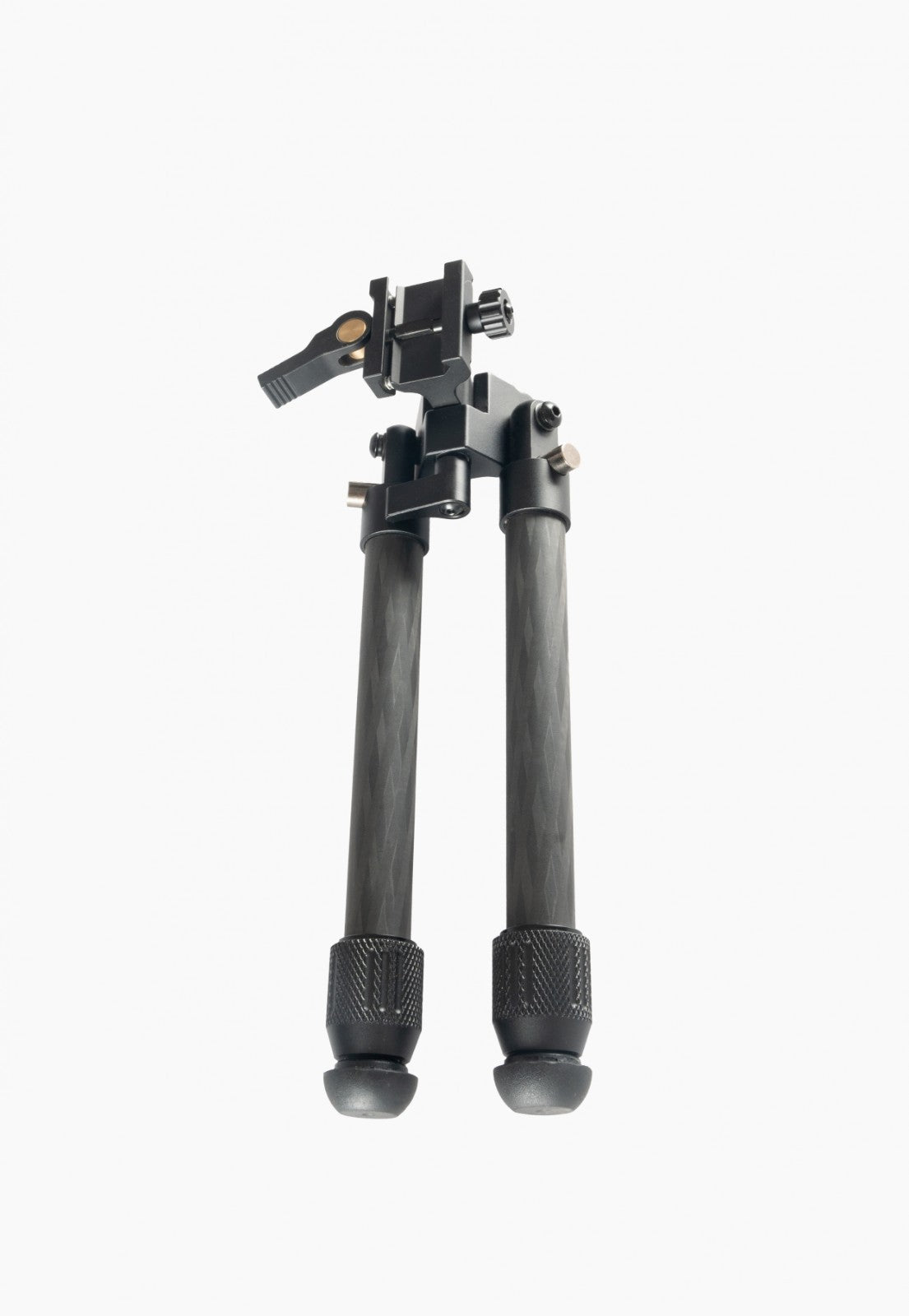 MUCITUP Linkogear HB-C01L carbon fiber tactical bipod with QD Picatinny mount, rubber and spike feet, rifle shooting support accessory