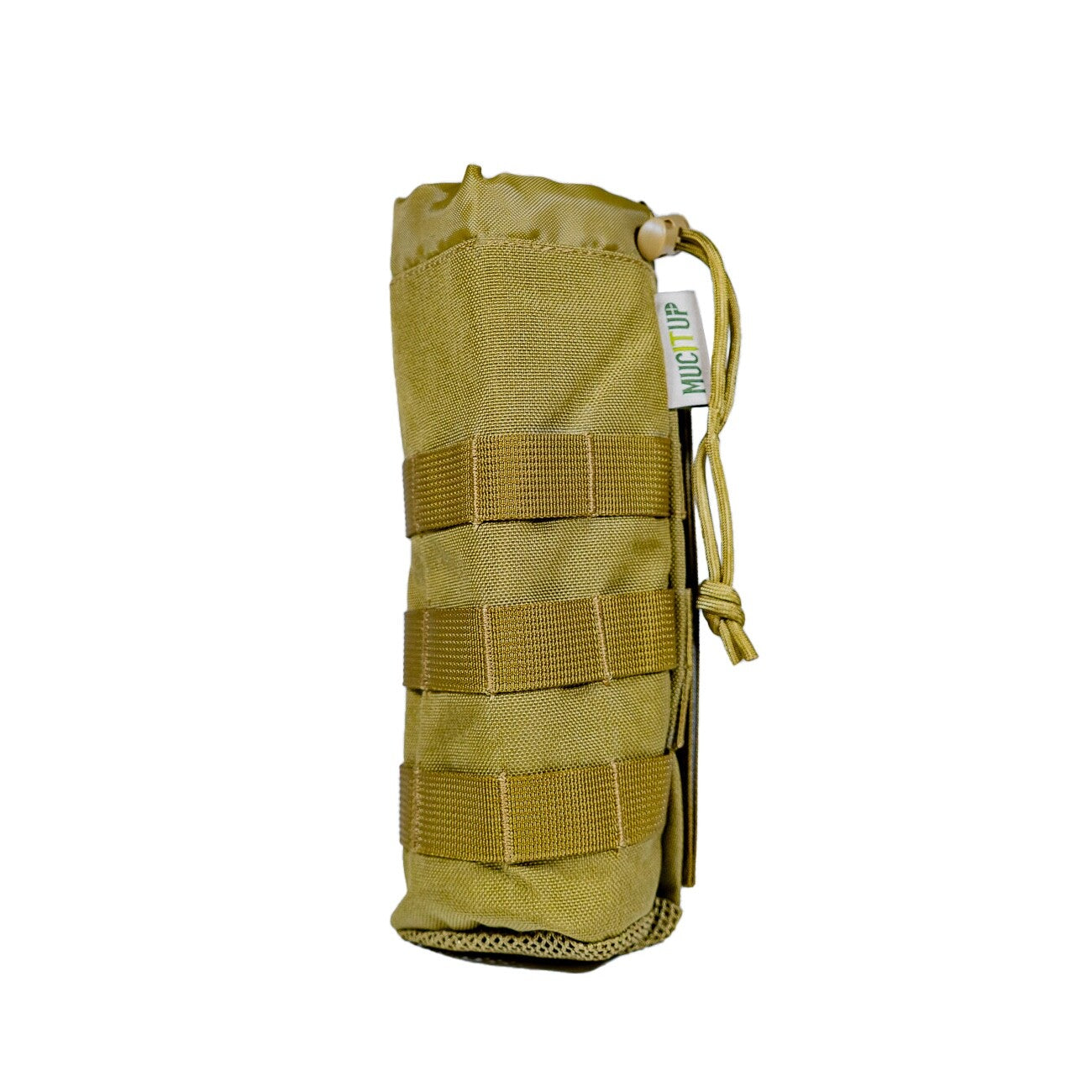 MUCITUP MUCTAC MOLLE Water Bottle Holder 500D Nylon Pouch – Black, Camo, Khaki - We The Collective