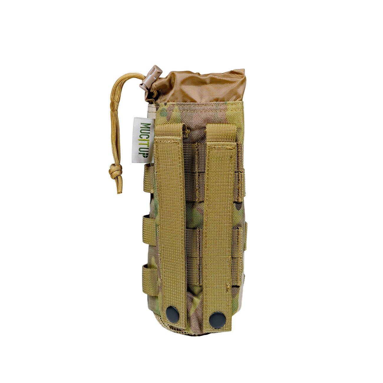 MUCITUP MUCTAC MOLLE Water Bottle Holder 500D Nylon Pouch – Black, Camo, Khaki - We The Collective